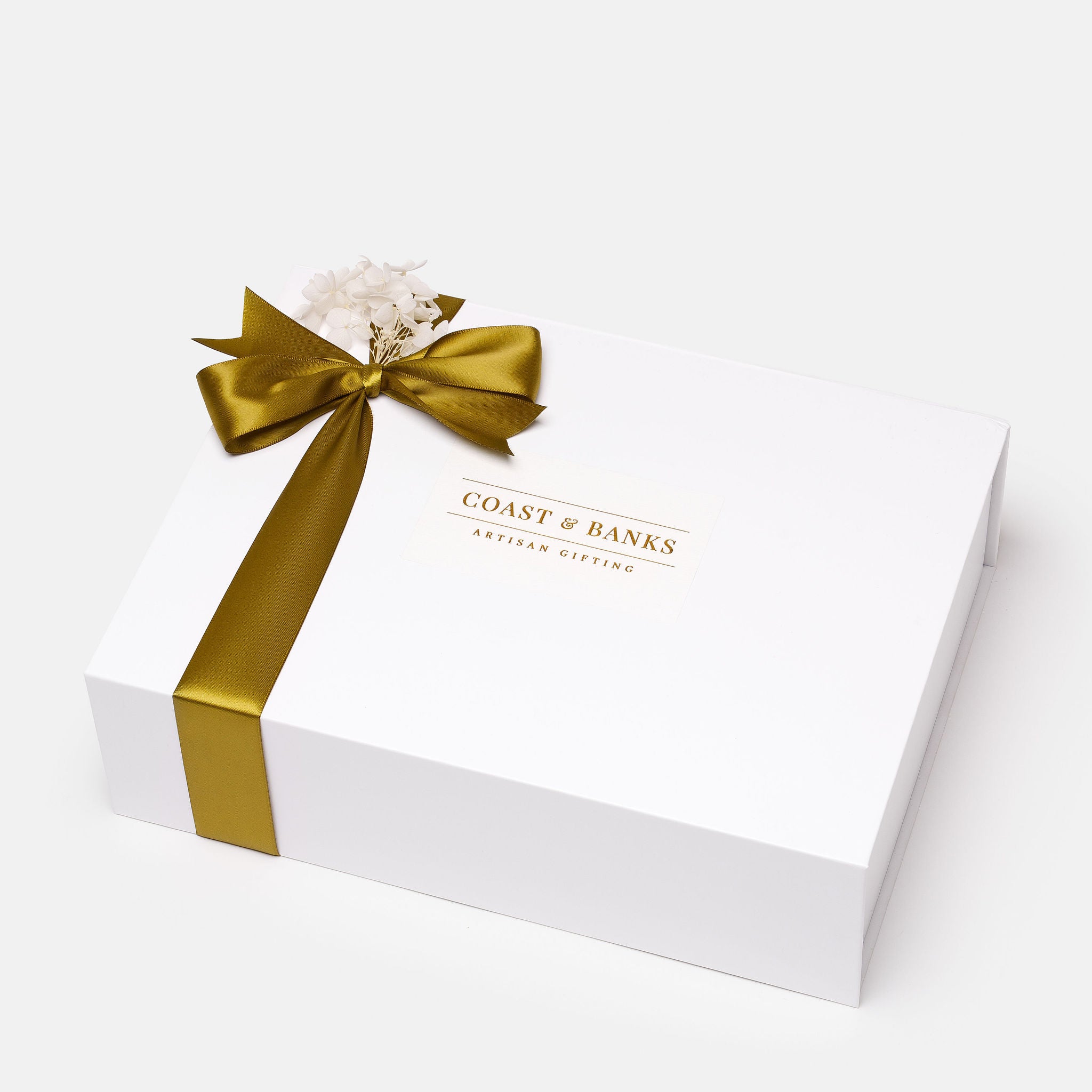 Luxury Gold Coast gift hamper beautifully wrapped and ready for delivery